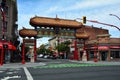 Chinatown entrance in Victoria BC, Canada Royalty Free Stock Photo