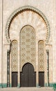 Gates of the Hassan II Mosque, Casablanca, Morocco Royalty Free Stock Photo