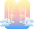 Gates of Heaven/eps Royalty Free Stock Photo