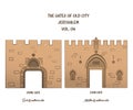 The Gates of Jerusalem, Dung Gate, Zion Gate