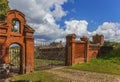 The gates of nobiliary family's country estate