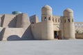 Gates of Ota-Darvoza of the inner city of Ichan-Kala. Khiva, Uzbekistan