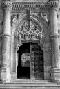 Gates of palace in Guadalajara Royalty Free Stock Photo