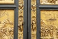 Gates of Paradise on the Florence Baptistery in Florence Royalty Free Stock Photo