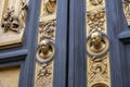 Gates of Paradise on the Florence Baptistery in Florence Royalty Free Stock Photo