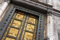 Gates of Paradise on the Florence Baptistery in Florence Royalty Free Stock Photo