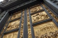 Gates of Paradise on the Florence Baptistery in Florence Royalty Free Stock Photo