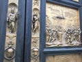 The Gates of Paradise is the main gate of the Baptistry of Florence Royalty Free Stock Photo