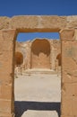 Gates of Shivta - the ancient Nabataean city in the Israel Negev desert