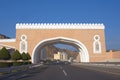 Gates to Muttrah at the sunny day, Muscat, Sultanate of Oman