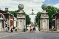 Gates to the Old Royal Naval College, Greenwich Royalty Free Stock Photo