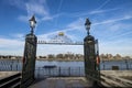 Gates to the River Thames London