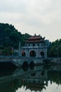 The Gates to the temple of Emperor Le Dai Hanh in Vietnam Royalty Free Stock Photo