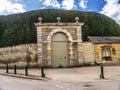 Gates of Cirencester Park - Gloucestershire, Cotswolds, England Royalty Free Stock Photo