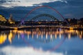 Gateshead Evening Royalty Free Stock Photo