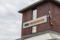 Large Intu Metrocentre sign on the side of a brick building Royalty Free Stock Photo