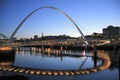 Gateshead Millennium Bridge Royalty Free Stock Photo