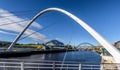 The Gateshead Millennium Bridge England UK Royalty Free Stock Photo