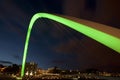 Gateshead Millennium Bridge Newcastle-upon-Tyne Royalty Free Stock Photo