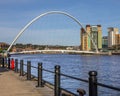 Gateshead Millennium Bridge in Newcastle upon Tyne, UK Royalty Free Stock Photo