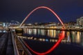 Millennium Bridge on the Quayside of Gateshead