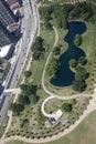 Gateway Arch National Park has seen from top of Arch Royalty Free Stock Photo