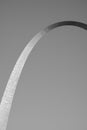 The Gateway Arch (retro - black and white)