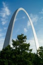 The Gateway Arch in Saint Louis, Missouri Royalty Free Stock Photo