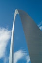 The Gateway Arch in Saint Louis, Missouri Royalty Free Stock Photo