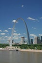 Gateway Arch in St Louis Royalty Free Stock Photo