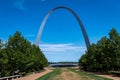 The Gateway Arch National Park in Saint Louis Missouri Royalty Free Stock Photo