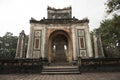 Gateway in the Forbidden Purple City in Hue, Vietnam. Royalty Free Stock Photo