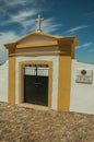 Gateway in graveyard wall at Evoramonte