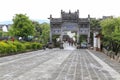 The gateway in heshun town,yunnan,china