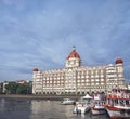 Gateway of India, famous taj hotel Mumbai Maharashtra monument landmark famous place magnificent view Royalty Free Stock Photo
