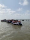 GateWay of India Ferry, Colaba, Mumbai Royalty Free Stock Photo