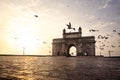 Gateway of India, Mumbai Maharashtra monument landmark famous place  magnificent view without people with copy space for advertisi Royalty Free Stock Photo