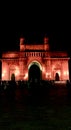 Gateway of India at night, Mumbai Royalty Free Stock Photo