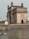 Gateway of india in side of sea Royalty Free Stock Photo