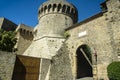 Gateway of port Selci Volterra medieval village Italy