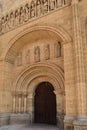 View of gateway of Santa Maria Cathedral, Ciudad Rodrigo, Salamanca prov Royalty Free Stock Photo