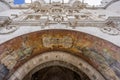 Detail of Gateway of Santa Maria. Burgos, Spain