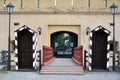 Gateway of the Skew Caponier Fortress in Kyiv, Ukraine