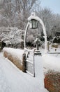 Gateway in the snow