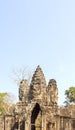 Gateway to Angkor Thom, Siem Reap, Cambodia. Royalty Free Stock Photo