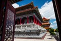Gateway to Chinese temple Royalty Free Stock Photo