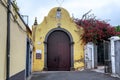 Gateway to the fortress of Sao Juan Baptista do Pico, Funchal, Madeira