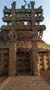 gateway to the Great Stupa of Sanchi, built in the 3rd century BC.