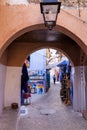 Gateway to the medina Chefchaouen, Morocco Royalty Free Stock Photo