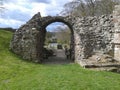Gateway to Norham castle Royalty Free Stock Photo